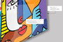 Wallity Cuadro decorativo de vidrio templado Multicolor 70 x 70 cm